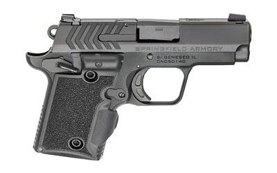 911, 1911 Micro Compact, 9MM, 3" Barrel, Alloy Frame, Black Nitride Finish, 2 Magazines, 1-6Rd & 1-7Rd, Viridian Green Grip Laser, Tritium Night Sights PG9119VG