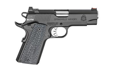 Range Officer Elite, Champion, Semi-automatic, 1911, 45 ACP, 4" Match Grade Barrel, Alloy Frame, Black T Finish, G10 Black Grips, 2-7Rd Magazines, Ambidextrous Thumb Safety, Fiber Optic Front Sight and Tactical Ledge Rear, Range Bag PI9136E
