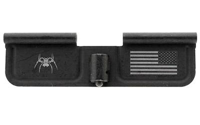 Ejection Port Door, Spider & Flag Engraving, Black Finish SED7010