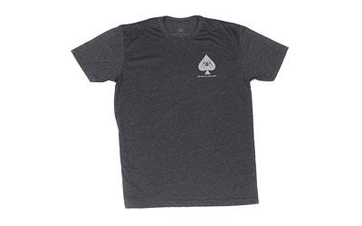 Crusade Ace Of Spades Spike's Tactical Tee Shirt, XXXL, Charcoal SGT1070-3X