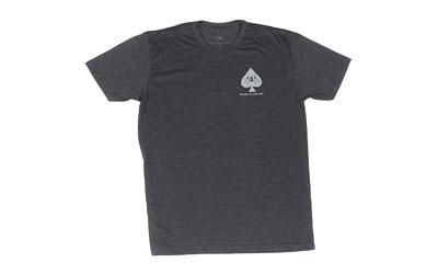 Crusade Ace Of Spades Spike's Tactical Tee Shirt, Medium, Charcoal SGT1070-M