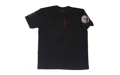 If God Be For Me Spike's Tactical Tee Shirt, XXXL, Black SGT1075-3X