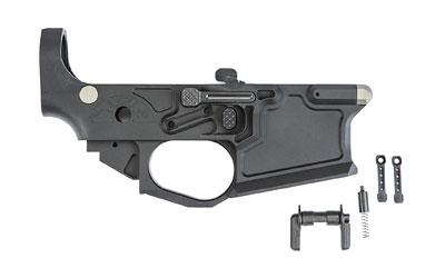 STLB222, Crusader, Semi-automatic, Lower, 223 Rem/556NATO, Black Finish, CNC Machined from 7075 Billet Aluminum, Integrated Winter Style Trigger Guard, Integrated Ambi Bolt Release Paddle, Integrated Ambi Magazine Release Paddle, Oversized Enhanced Bolt
