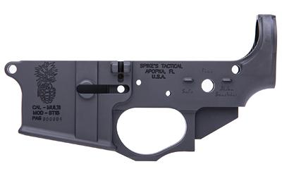 STLS032 Pineapple Grenade, Stripped Lower, Semi-automatic, 223 Rem/556NATO, Black Finish, Non-Color, Pineapple Grenade Logo STLS032