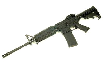 ST-15, Semi-automatic, 223 Rem/556NATO, 16" Barrel, Black Finish, 6 Position Stock, A2 Front Sight and Flip Up Rear Sight STR5025-M4S