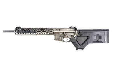 Spartan, Semi-automatic Rifle, 223 Rem/556NATO, 16" Chrome Lined Barrel, 1:7 Twist, Nickel Boron Coated Battleworn Finish, HERA CQR Stock, MBUS PRO Sights, Spartan Lower Receiver, CMC Match Grade 2-Stage 2/3 Flat Trigger, Spike's Tactical Gen II Tool-les