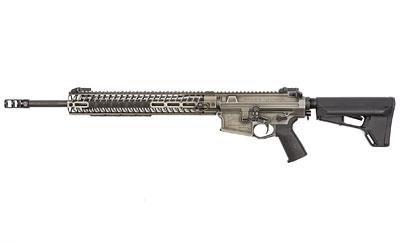 308, Generation 2, Billet, Semi-automatic, 308 Win, 20" Barrel, NiB Battleworn Finish, Magpul ACS Stock, w/15" M-LOK Rail and R2 Brake STRX200-M5R