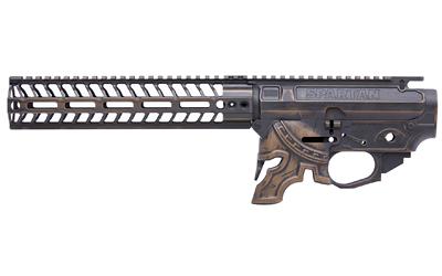 Spartan Set, Semi-automatic, Matching Lower/Upper Handguard Set, 223 Rem/556NATO, 10" MLOK Rail, CNC Machined from a 7075 Billet Aluminum, Bronze Battleworn Finish STSB610-M1