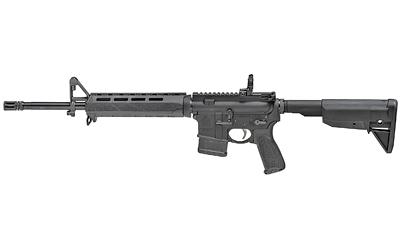 SAINT 5.56, Semi-automatic, AR, 223 Remington/556NATO, 16" Barrel, 1:8 Twist, Flash Hider Included, Black Finish, BCM Gunfighter Grip and Stock, 1 Mag, 10Rd, Flip Up Rear ST916556BMALC