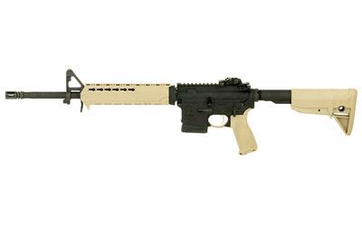 Saint AR-15 5.56mm NATO 16 Inch Chrome-Moly Barrel Melonite Finish Flip Up Rear Sight/A2 Front Sight Bravo KeyMod Handguard Bravo Pistol Grip Bravo 6-Position Stock  Flat Dark Earth PMAG 10 Round