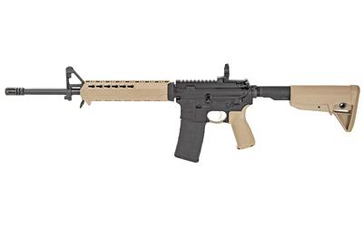 Saint AR-15 5.56mm NATO 16 Inch Chrome-Moly Barrel Melonite Finish Flip Up Rear Sight/A2 Front Sight Bravo KeyMod Handguard Bravo Pistol Grip Bravo 6-Position Stock  Flat Dark Earth PMAG 30 Round