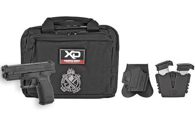 XD9, Striker Fired, Full Size, 9MM, 4" Barrel, Polymer Frame, Black Finish, Fixed Sights, 10Rd, Instant Gear Up Includes 5 Magazines, Range Bag, Hard Case, Holster and Magazine Pouch XD9101