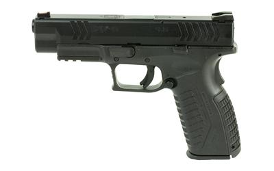 XDM, Full Size Pistol, 9MM, 4.5" Barrel, Polymer Frame, Black Finish, Fiber Optic Front Sights, 2 Magazines, 10 Rounds XDM9201