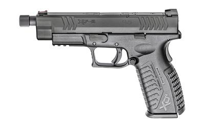 XDM, OSP (Optical Sight Pistol), Semi-automatic, Striker Fired, Full Size, 9MM, 5.28" Threaded Barrel, Polymer Frame, Black Finish, 19Rd, 2 Magazines, 3 Optic Base Plates and 4.5" Non-Threaded Barrel Included, Optics Ready, Suppressor Sights XDMT9459BHCO