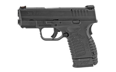 XDS, Striker Fired, 9MM, 3.3" Barrel, Polymer Frame, Black Finish, Fiber Optic Front Sight, 4 Magazines, 1-8Rd & 3-7Rd, Notebook Style Gun Case and Tuff Holster included XDS9339BEN18