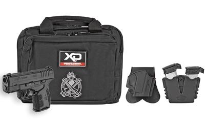 XDS, Mod.2 with Grip Zone, 45 ACP, 3.3" Barrel, Polymer Frame, Black Finish, Tritium Night Sights, 6Rd, Instant Gear Up Includes 5 Magazines, Range Bag, Hard Case, Holster and Magazine Pouch XDSG93345BT
