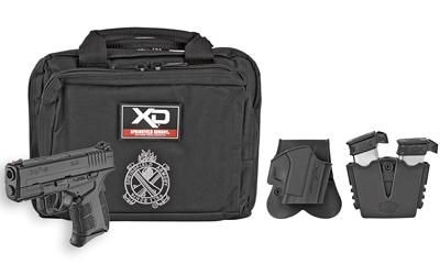 XDS, Mod.2 with Grip Zone, Striker Fired, Compact Frame, 9MM, 3.3" Barrel, Polymer Frame, Black Finish, Fiber Optic Front Sight, Instant Gear Up Includes 5 Magazines, Range Bag, Hard Case, Holster and Magazine Pouch XDSG9339B