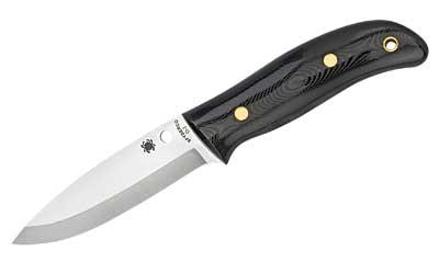 Bushcraft, 4.125" Fixed Blade Knife, Steel Blade, Brown G-10 Handle, Plain Edge FB26GP