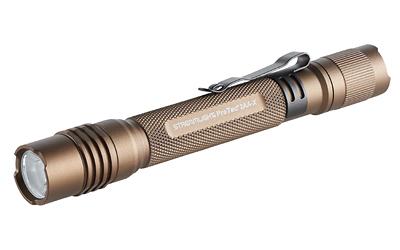 ProTac 2AA-X USB, 550 Lumens, 2.25 Hour Runtime, Multi-Fuel, Coyote, Includes USB-C Rechargeable Battery Pack, USB Charging Cord, Nylon Holster 88137