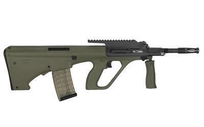 AUG, A3 M1, Semi-automatic, 223 Rem, 556NATO, 16", Green, Grn Syn, QD Front Sling Swivel, 30Rd, High Rail AUGM1GRNH
