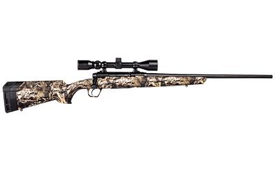 Axis XP Camo, Bolt Action, 243 Winchester, 22" Barrel, Black Color, Mossy Oak Break-Up Country Polymer Stock, Right Hand, Weaver 3-9x40 Scope, 4Rd, Detachable Box Magazine 57276