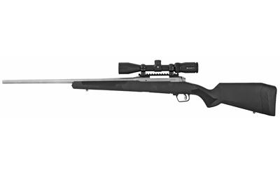 110 Apex Storm XP, Bolt Action, 270 Winchester, 22" Barrel, Stainless Finish, Synthetic Stock, 4Rd, Accutrigger, Detachable Box Magazine, 3-9x40 Vortex Crossfire II, Right Hand 57351