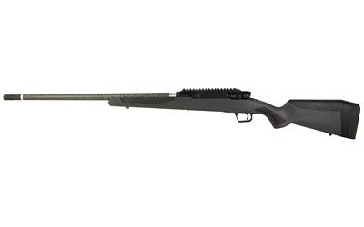 Impulse Mountain Hunter, Straight Pull Bolt Action Rifle, 6.5 Creedmoor, 22" Proof Threaded Barrel, 5/8x24 Thread Pitch, Gray Synthetic Stock, Matte Finish, Black, Right Hand, Includes 20 MOA 1 Piece Rail, Muzzle Break, 4 Rounds, (1) Flush Fit Magazine 5