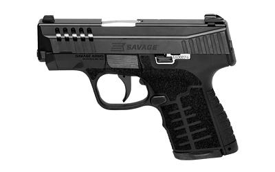 Stance MC9, Semi-automatic, Striker Fired, Polymer Frame Pistol, Micro Compact, 9MM, 3.2" Barrel, Nitride Finish, Black, 3 Dot Sights, No Manual Safety, 10 Rounds, 2 Magazines, (1)-7 Rounds and (1)-10 Rounds 67035