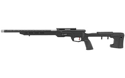 B22 Precision Lite, Bolt, Rifle, 17 HMR, 18" Barrel, Carbon Wrapped Stainless Steel Barrel, Black, MDT Chassis, Polymer Grip, Fixed Stock, 10 Rounds, 1 Magazine, Right Hand 70856