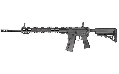 Volunteer XV DMR, Optics Ready, Semi-automatic Rifle, AR-15, 6mm ARC, 20" Barrel, PWS Muzzle Brake, 1:7 5R Rifling, Matte Finish, Black, 15" Free Float M-LOK Forend, B5 Systems P-Grip Type 23, B5 Systems Enhanced SOPMOD Stock, Flip-Up Iron Sights, Flat F