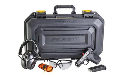 CSX, Semi-automatic, Single Action, Micro Compact, 9MM, 3.1", Black, 12 Rounds, 2 Mags, Plano Hard Case, Walker's Eye Protection, Walker's Ear Protection, Pull Through Cleaner, Ambidextrous, Ambidextrous, 3 Dot, Aluminum, Armornite 13711