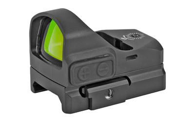 TRU-TEC Micro Red Dot, 1X23, 3MOA, 23mm X 17mm Multi-Coated Objective Lens, Matte Black, Hardshell Cover and Picatinny Mount, CR2032 Battery Included TG8100B