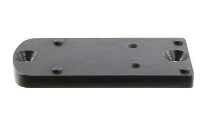 Pistol Red Dot Sight Mount, For Glock, Coverts Factory Rear Sight Dovetail to Trijicon RMR Footprint, Nitride Finish, Black TG-TG8950G2