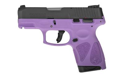 G2S, Semi-automatic, Sub Compact Pistol, 9MM, 3.25" Barrel, Polymer Frame, Black/Light Purple Finish, Adjustable Sights, 7Rd, 2 Magazines 1-G2S931LP