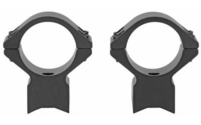 Light Weight Ring/Base Combo, 1" High, Black Finish, Alloy, Fits Savage Round Receiver w/ Accutrigger, A17, A22, Remington 783, Ruger American Short Action, Stiller Predator, Stevens 200, Thompson Center Venture, Compass 950725