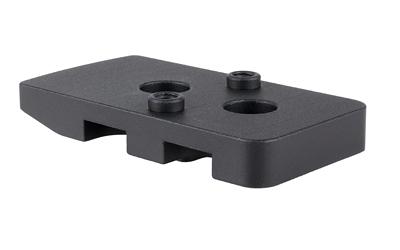 Accessory Ring Plate, Low Mount, Q-Loc, Fits Trijicon RMRcc, Anodized Finish, Black AC32120