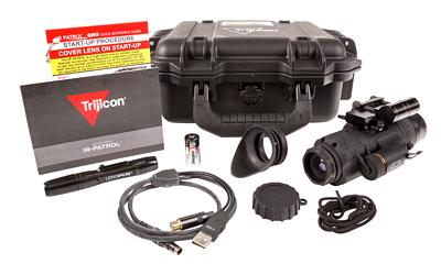 IR Patrol M300 Kit, Thermal Optic, 19mm Objective, Black Finish, 640x480 Pixel Digital OLED Display, 60Hz Frame Rate, Includes Rifle Flip Mount & Wilcox Shoe Interface IRMO-300K