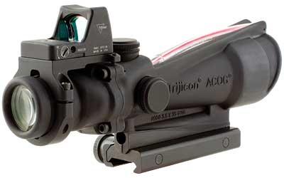 ACOG Rifle Scope, 3.5X35, Red Crosshair Reticle .223, Includes 4.0 MOA RMR, TA51 Mount, Matte Finish TA11J-RMR