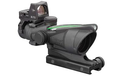 ACOG Rifle Scope, 4X32, Green Donut .223 Reticle, Includes 3.25 MOA RMR, Matte Finish TA31RMR-G