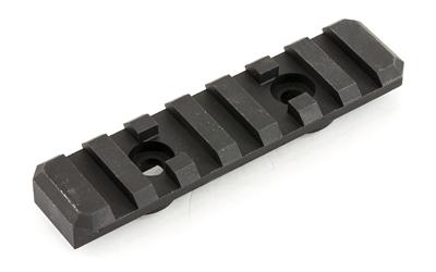 Quick Attach Picatinny Rail Section, Fits Certain TROY Rail Systems including TRX 308, TROY HK, TRX Extreme, Alpha and Delta Rails, and T-22 Sport Chassis, M7 Uppers and M7 Kit, Delta Rails, Secures with 2 screws, 3.2", Black Finish SRAI-TRX-P3BT-00