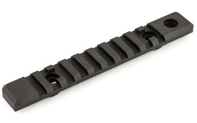 Quick Attach Picatinny Rail Section with QD Swivel Hole, Fits Certain TROY Rail Systems including TRX 308, TROY HK, TRX Extreme, Alpha and Delta Rails, and T-22 Sport Chassis, M7 Uppers and M7 Kit, Delta Rails, Secures with 2 screws, 5.4",  Black Finish