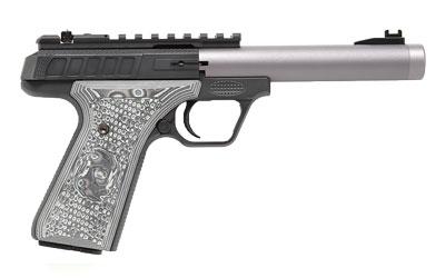TLP-22, Semi-automatic Pistol, 22LR, 5", Aluminum, Gun Metal Gray, 10Rd, 1/2 x 28 RH, Fiber Optic TLP55-GMG-NF