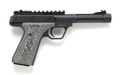TLP-22, Semi-automatic Pistol,  22LR, 5", Aluminum, Matte Black Fluted, 10Rd, 1/2 x 28 RH, Fiber Optic TLP55-MB-RF