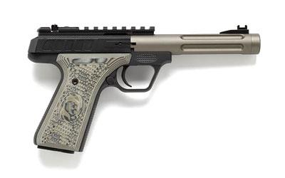 TLP-22, Semi-automatic Pistol, 22LR, 5", Aluminum, OD Green Fluted, 10Rd, 1/2 x 28 RH, Fiber Optic TLP55-MOD-RF