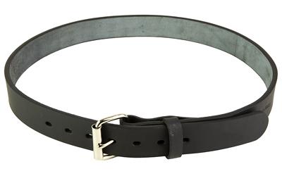 Uncle Mikes Leather Belt, 36"-40", Full Grain Leather, Nickel Plated Buckle, Black BLT-UM-36-40-MBL