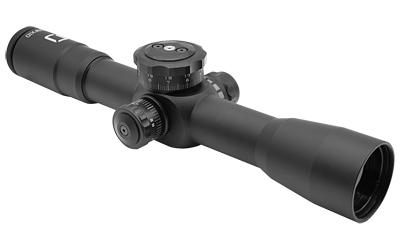 FDN Series Rifle Scope, 1.8-10X40mm, 34mm Main Tube, First Focal Plane, 1/10 Mil Adjustments, Matte Black Finish, Digital Red GAP Reticle FDN 10x GAP