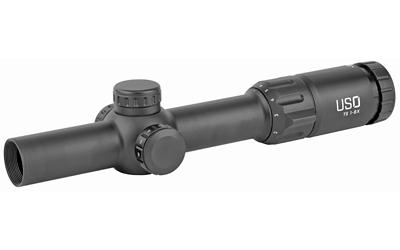 TS Series Rifle Scope, 1-6X24mm, 30mm Main Tube, Front Focal Plane, 0.2 MRAD Adjustments, Black Finish, Illuminated JNG MIL Reticle TS-6X JNG MIL