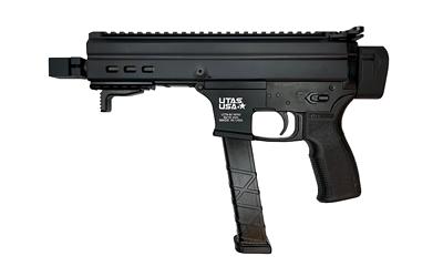 UT9M, Semi-automatic Pistol, 9MM, 6" Barrel, Threaded, Muzzle Brake, Matte Finish, Black, Polymer Grip, Manual Safety, 33 Rounds, 1 Magazine UT9M-BK6