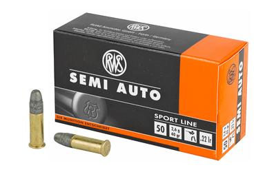 RWS Ammunition, 22LR, 40Gr, Lead Round Nose, Target, 50, 5000 2318601