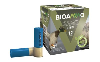 BIOAMMO, WATERFOWL Gauge, 2.75", #3, 1 oz, Steel Shotshell, 25 Round Box BLS2830